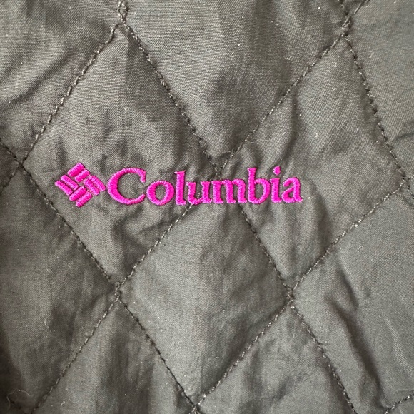 Girls Columbia Quilted Hooded jacket - Picture 4 of 7